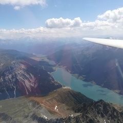 Verortung via Georeferenzierung der Kamera: Aufgenommen in der Nähe von Gemeinde Nauders, Österreich in 3800 Meter
